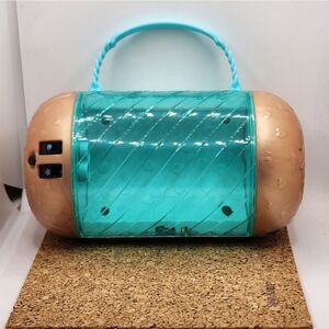 🟩 $3 IF BUNDLED 🟩 LOL SUPRISE TEAL TURQUOISE DOLL CARRIER HOLDER